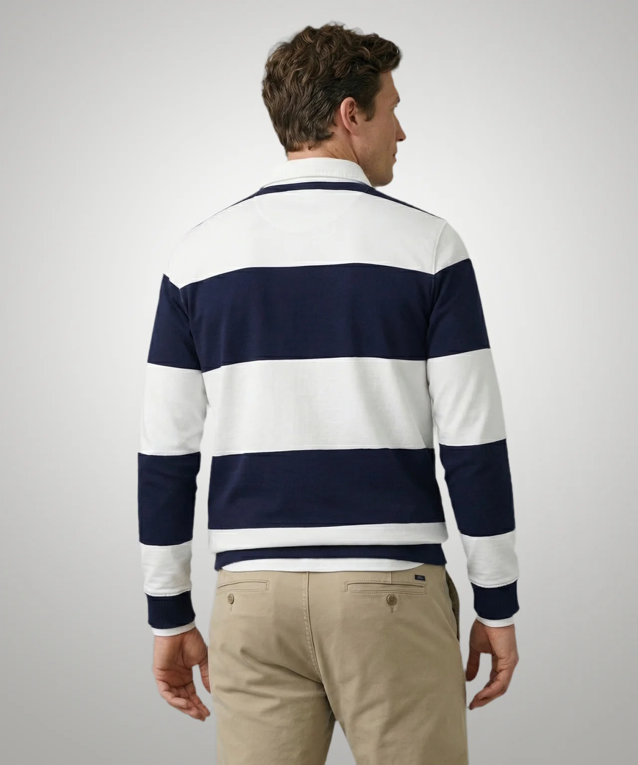 Rugby Jersey Striped | Off White - Image 3