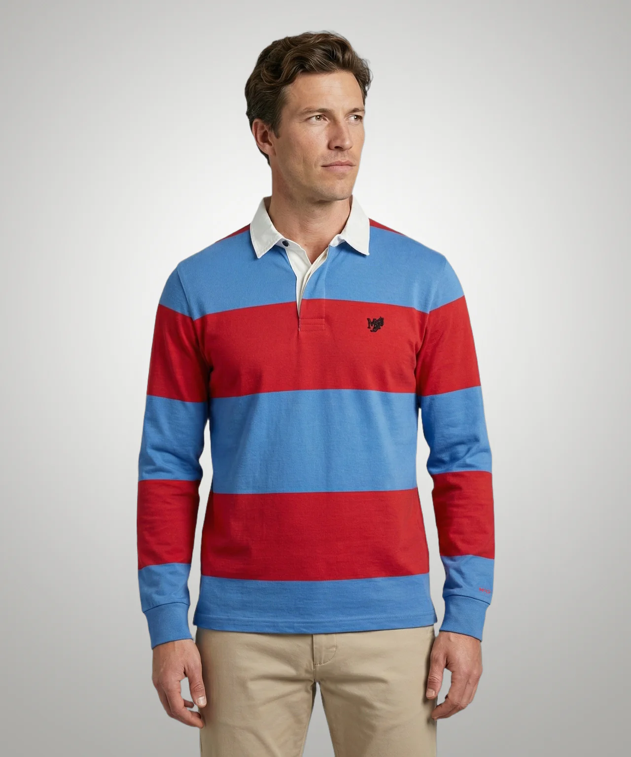 Rugby Jersey Striped | Red