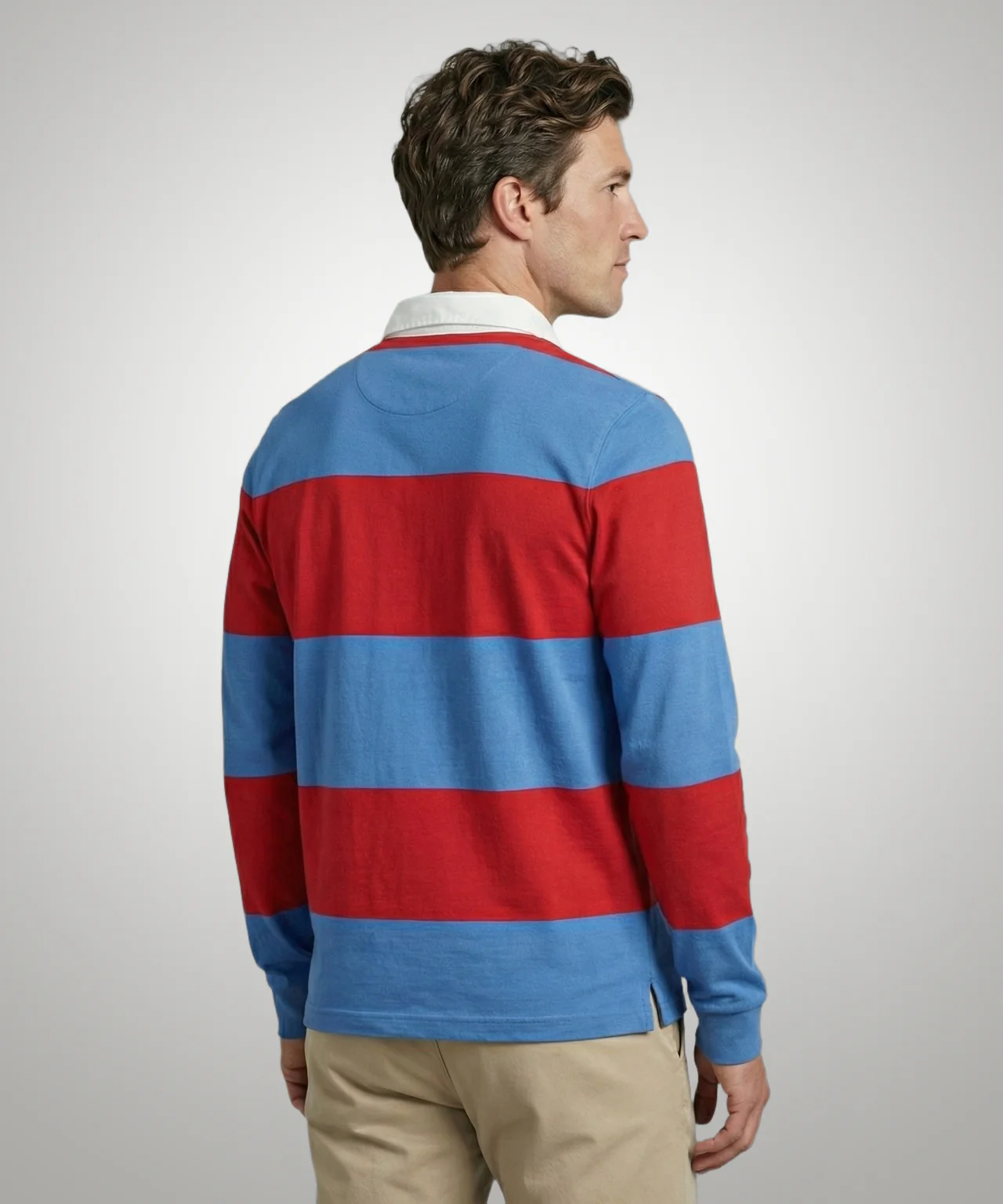 Rugby Jersey Striped | Red - Image 3