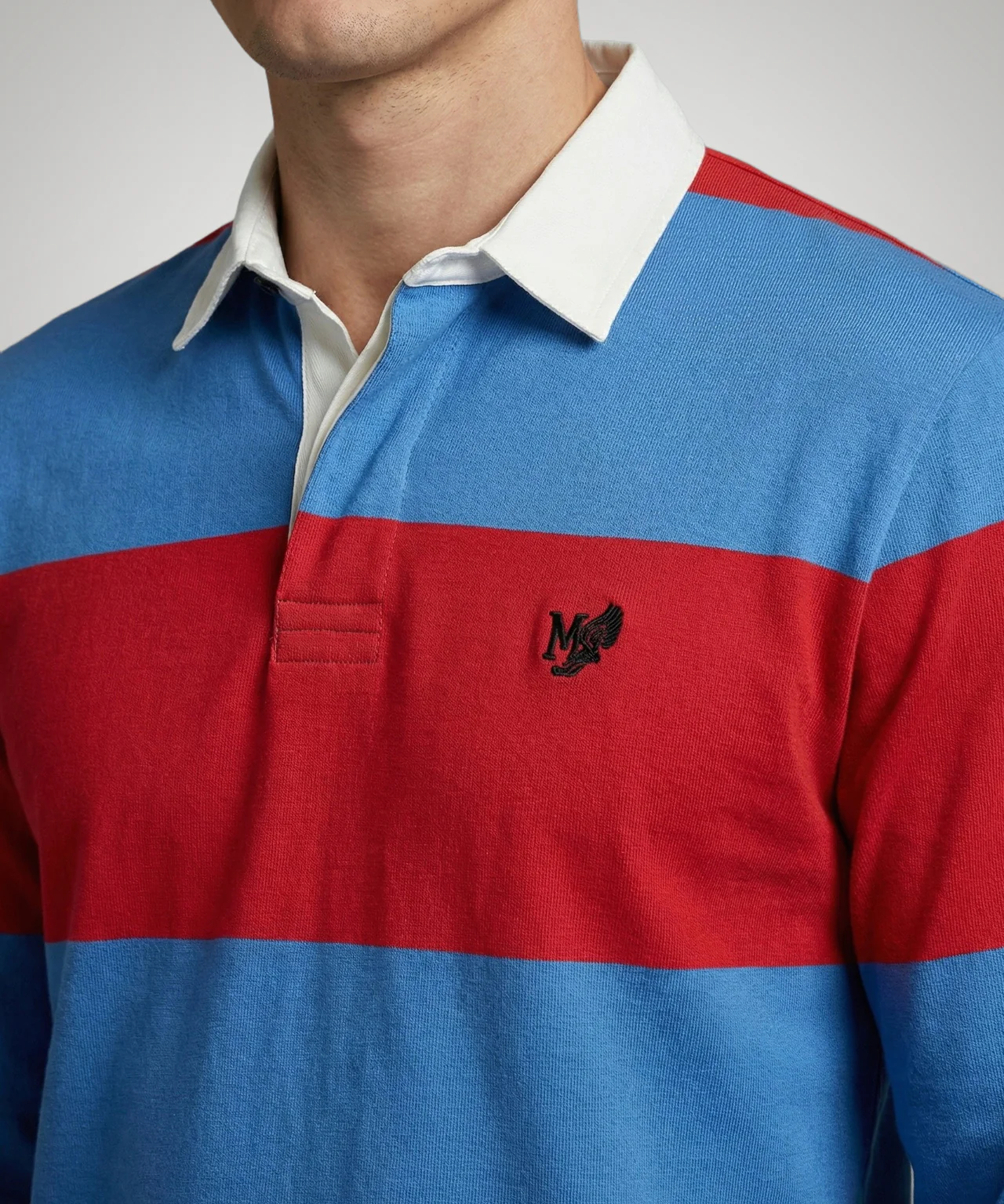 Rugby Jersey Striped | Red - Image 5