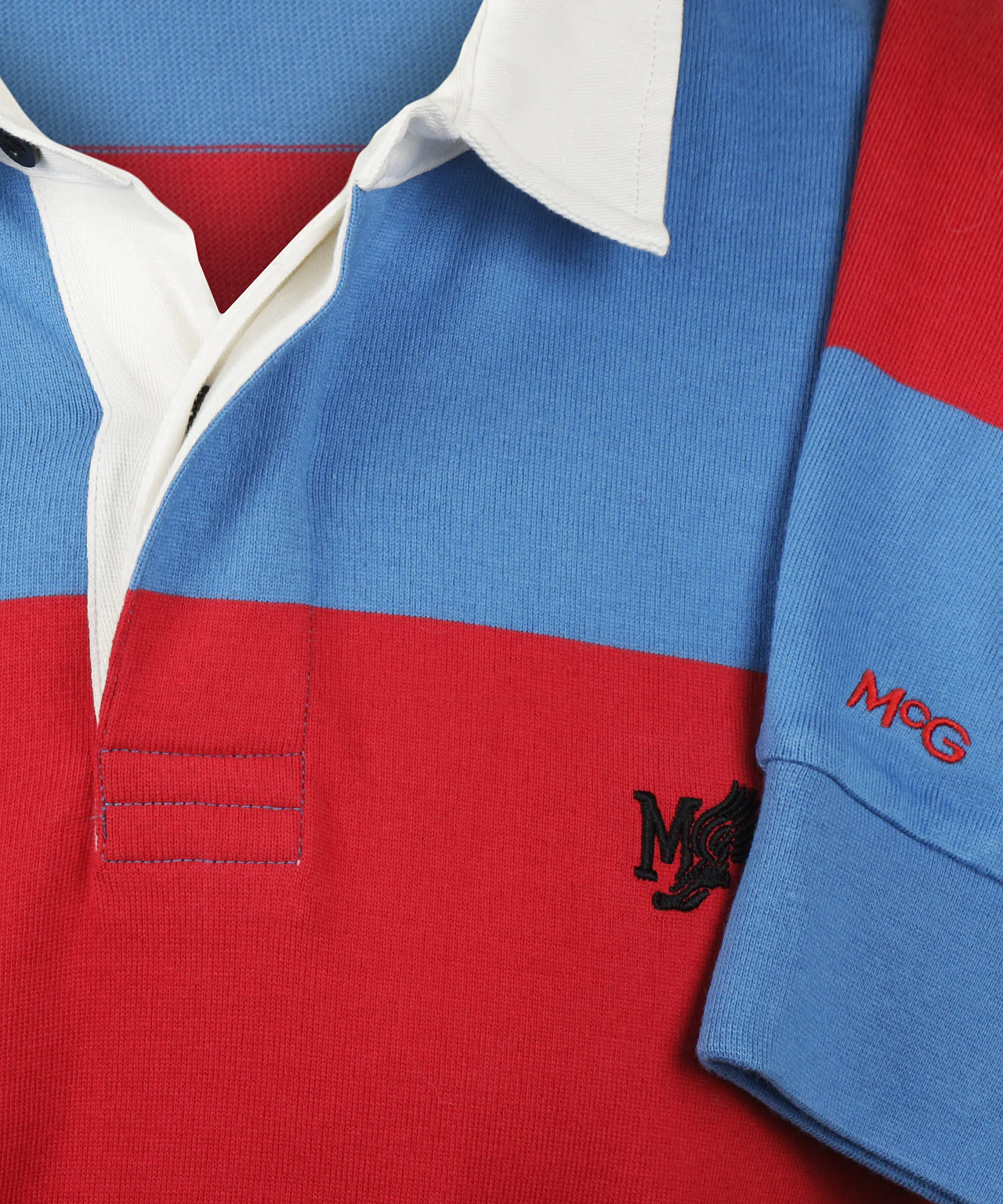 Rugby Jersey Striped | Red - Image 6