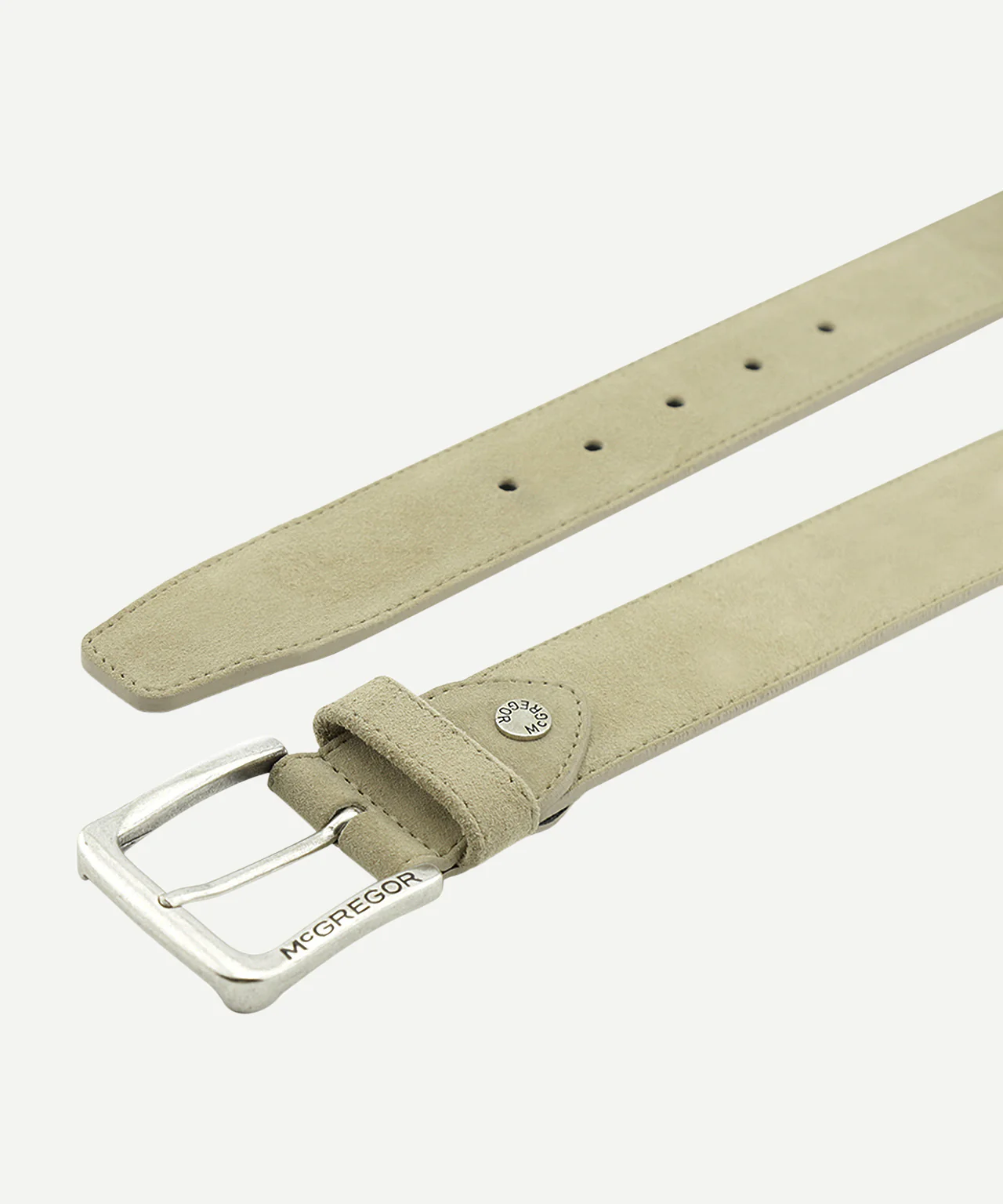 Suede leather belt | Sand - Image 3