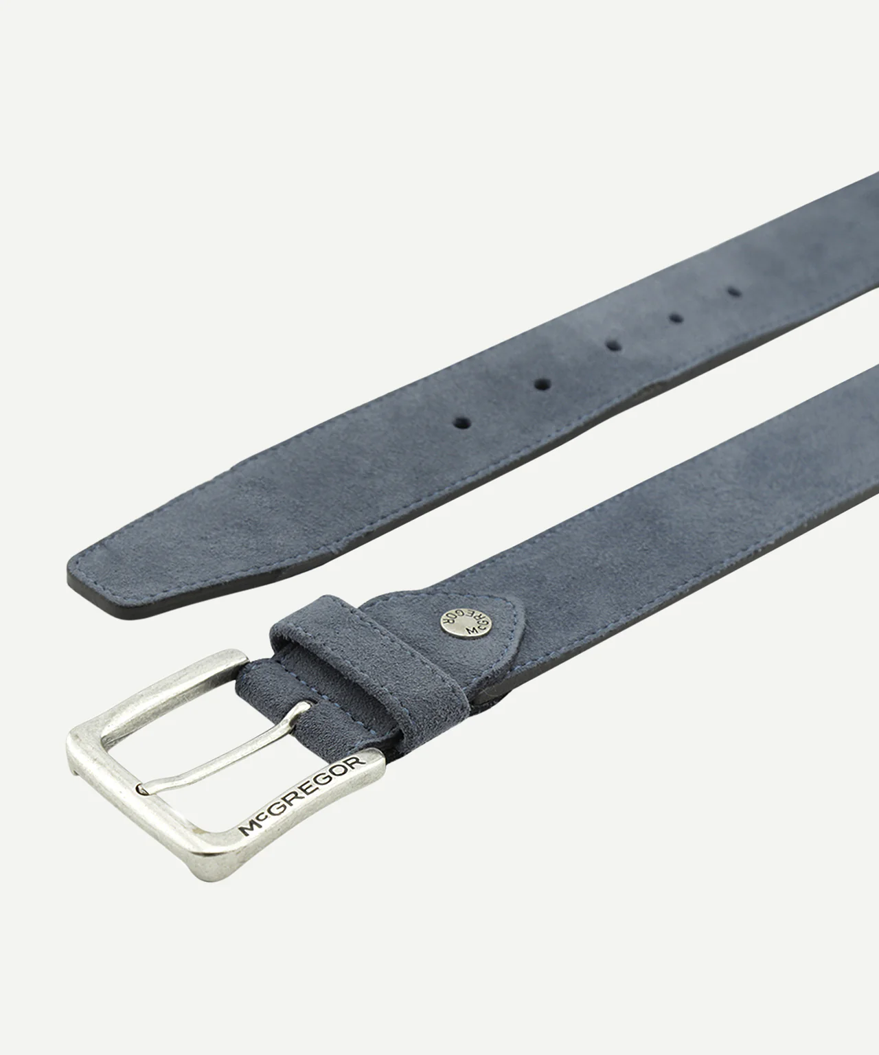 Suede Leather Belt | Vintage Blue - Image 3