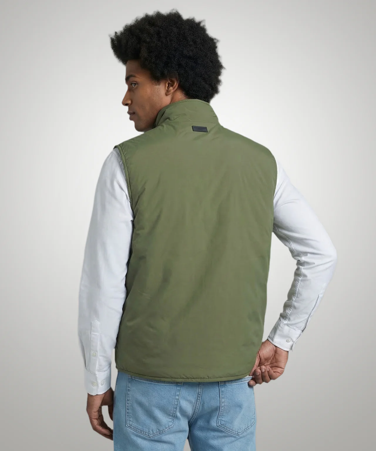 Super Light Weight Bodywarmer | Light Olive - Image 3
