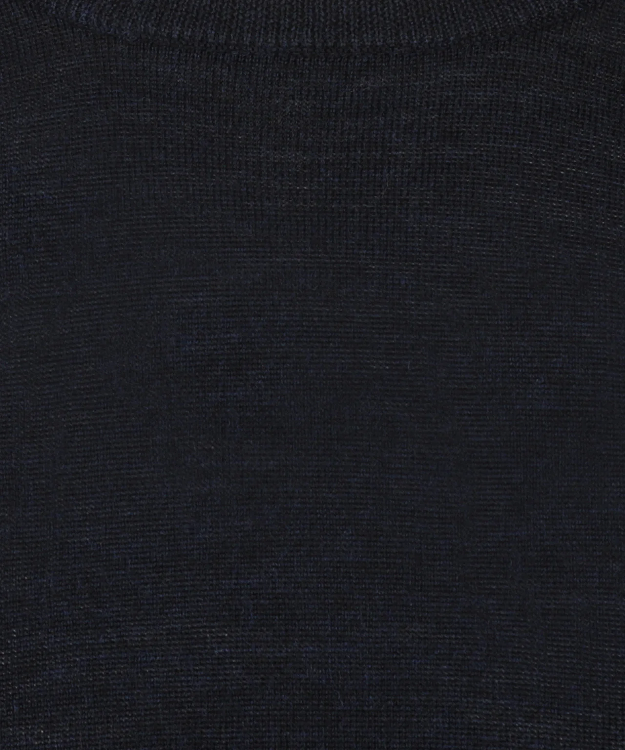 T-shirt Extra Fine Merino Round Neck | Navy - Image 6