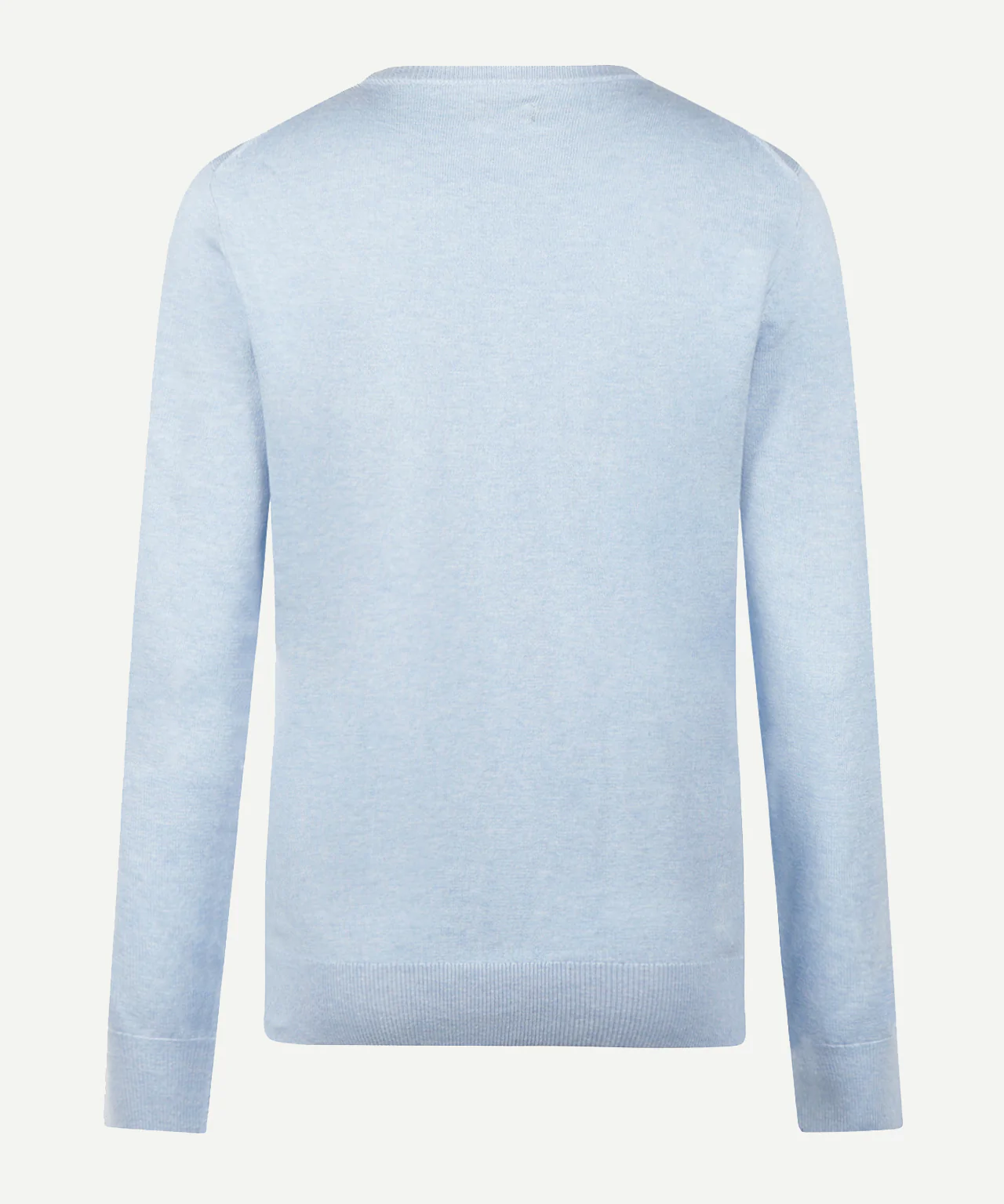 Sweater Cotton-Cashmere Round Neck | Light Blue - Image 4