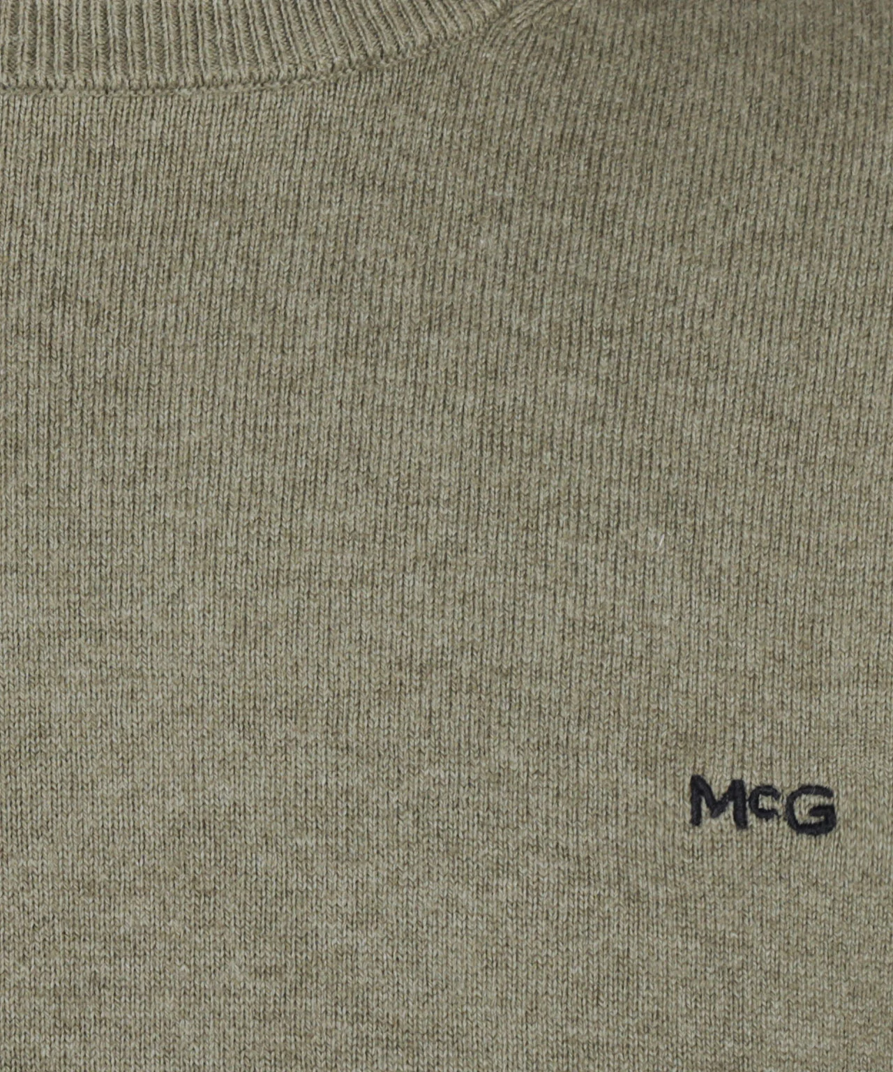 Sweater Cotton-Cashmere Round Neck | Light Olive - Image 6