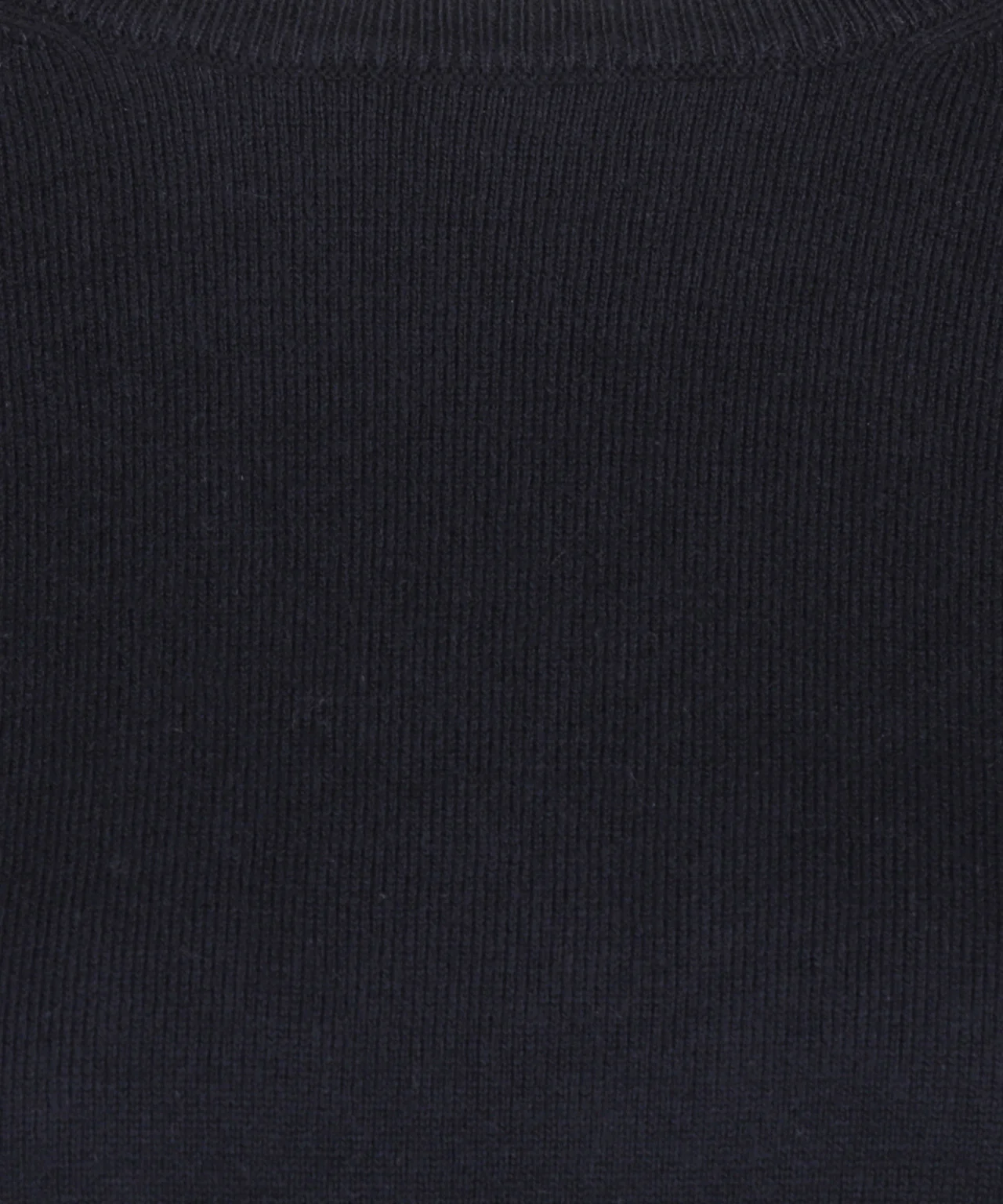 Sweater Cotton-Cashmere Round Neck | Navy - Image 6