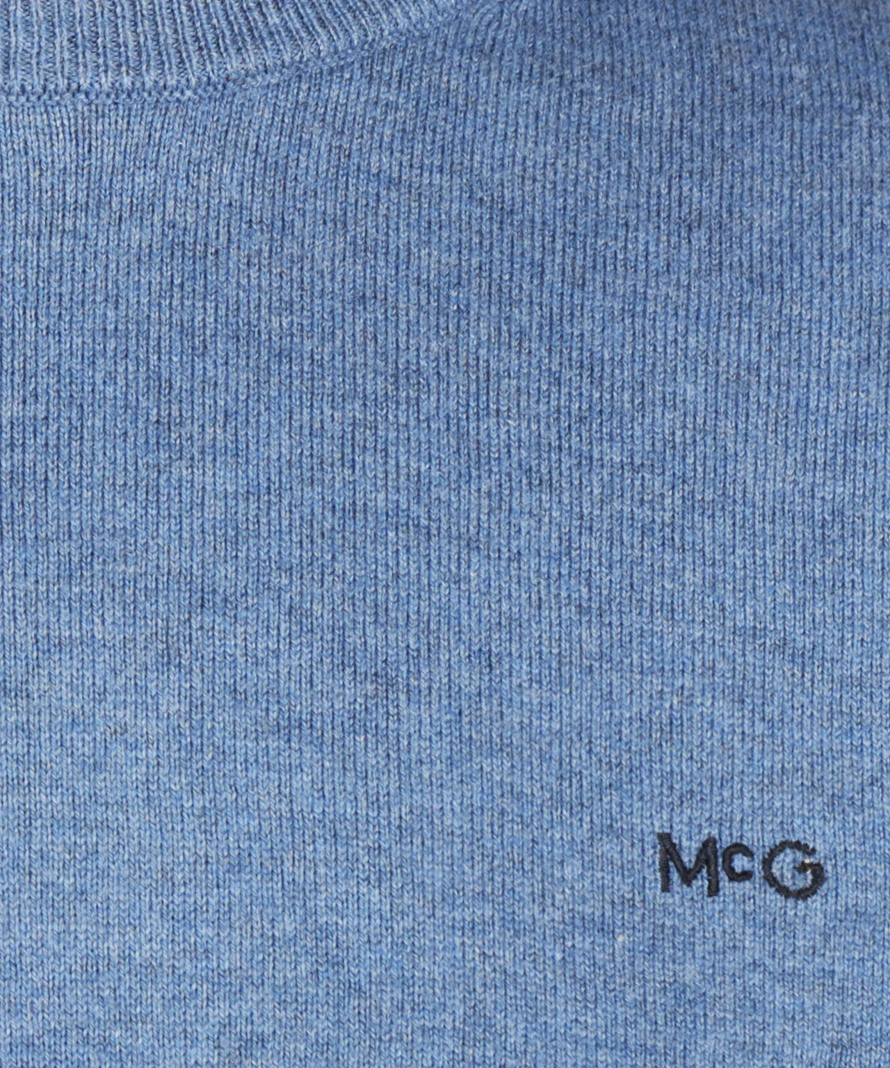 Sweater Cotton-Cashmere Round Neck | Vintage Blue - Image 6