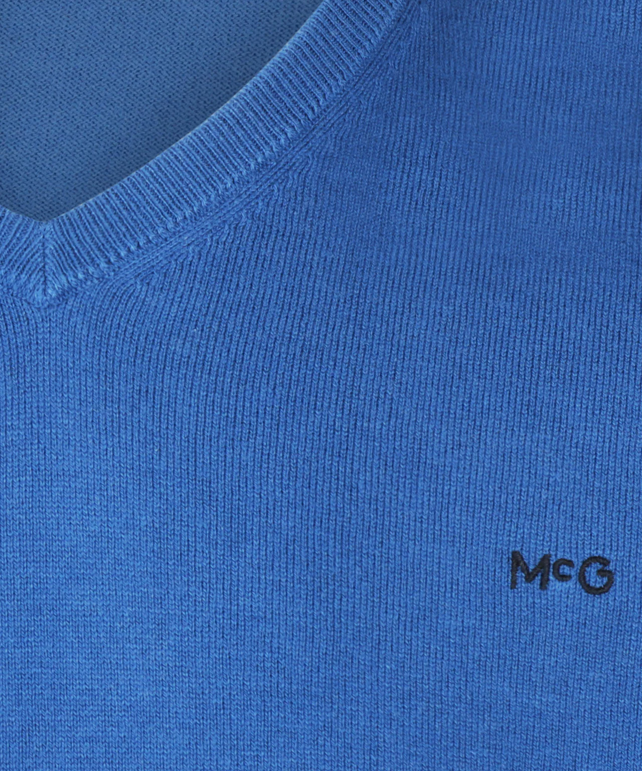 Sweater Cotton-Cashmere V-Neck | Cobalt - Image 6