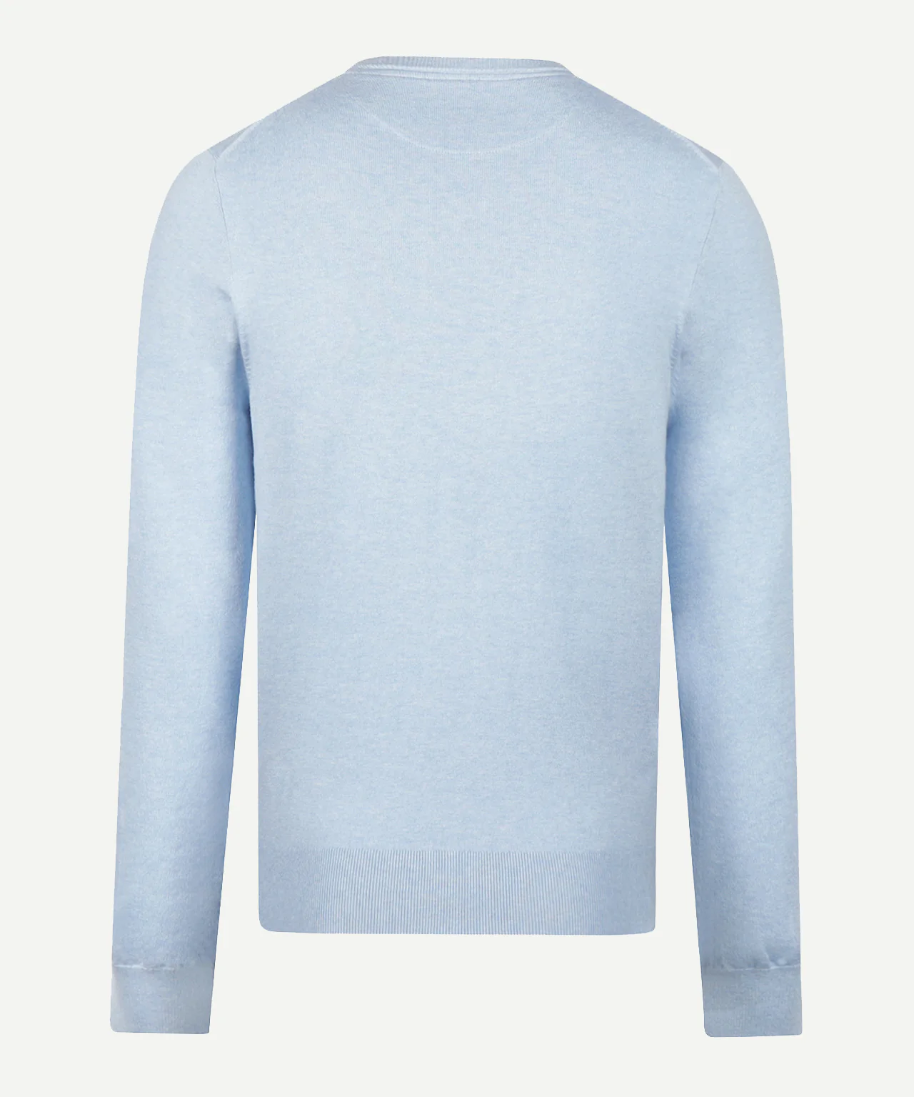 Sweater Cotton-Cashmere V-Neck | Light Blue - Image 4