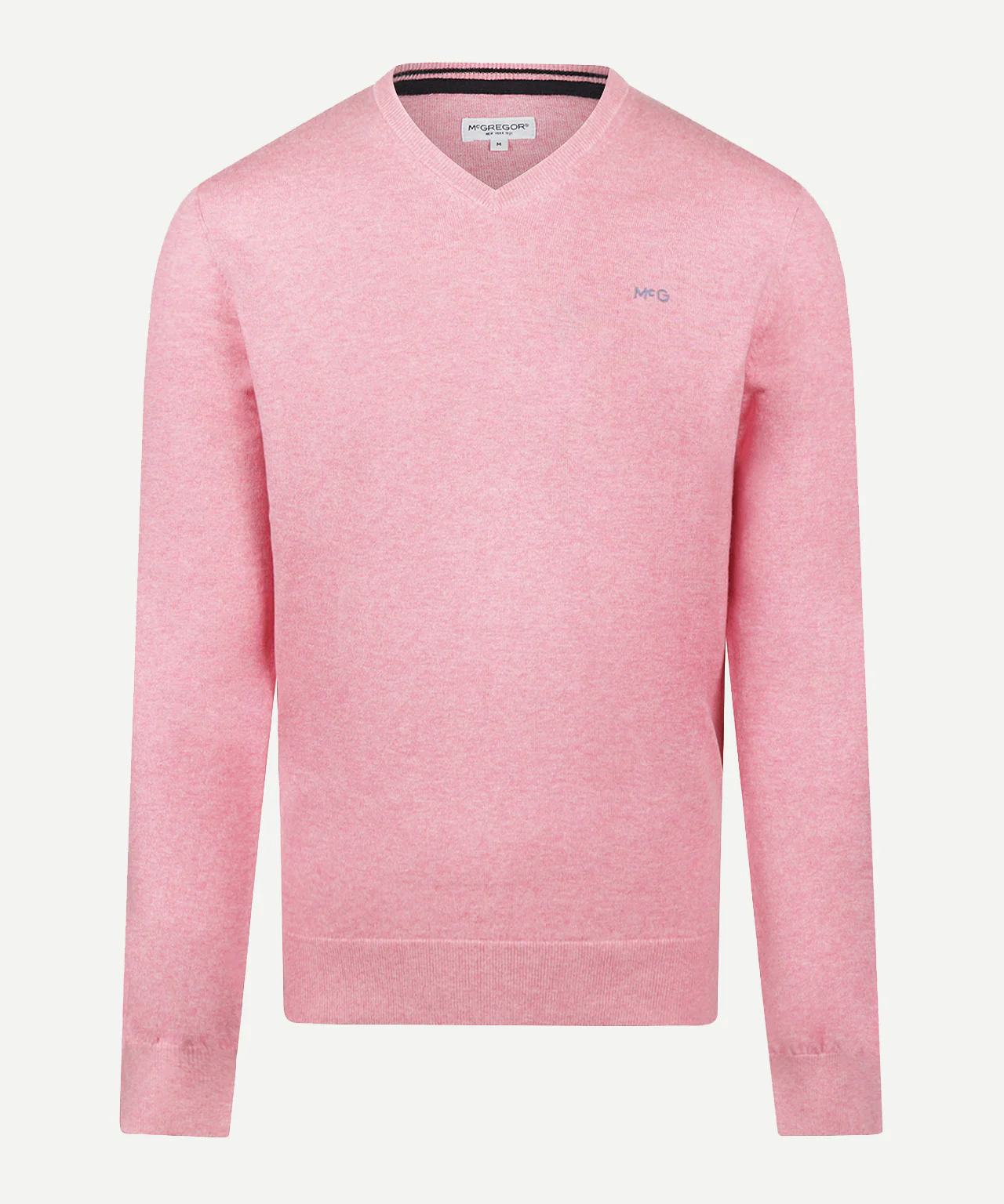 Sweater Cotton-Cashmere V-Neck | Light Pink - Image 2