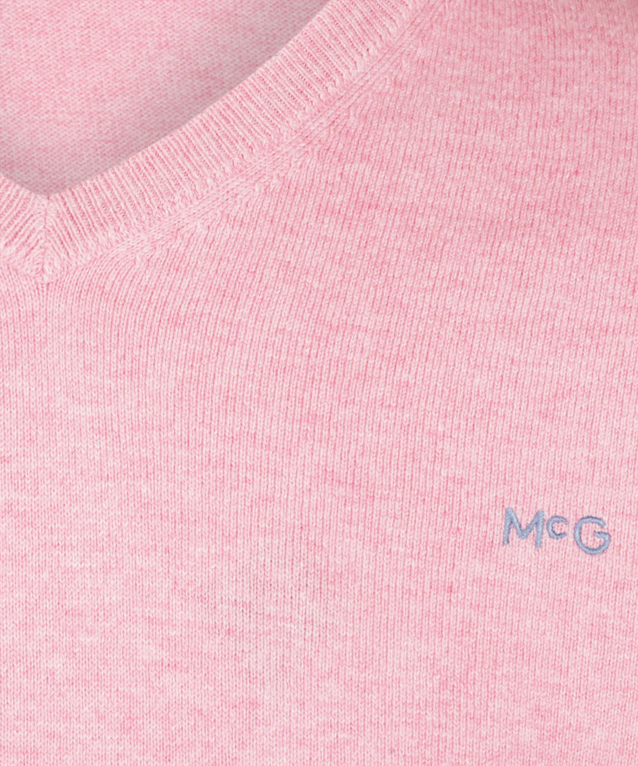 Sweater Cotton-Cashmere V-Neck | Light Pink - Image 6