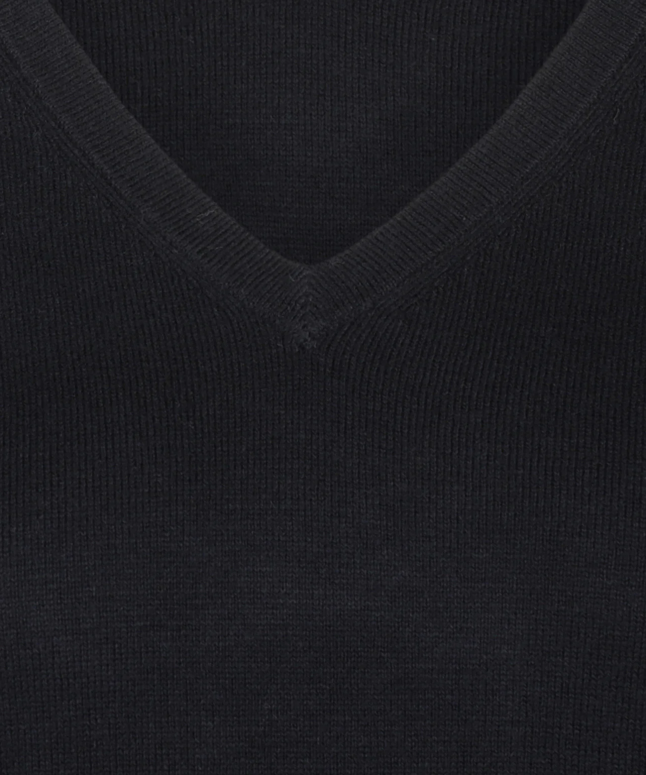 Sweater Cotton-Cashmere V-Neck | Navy - Image 6