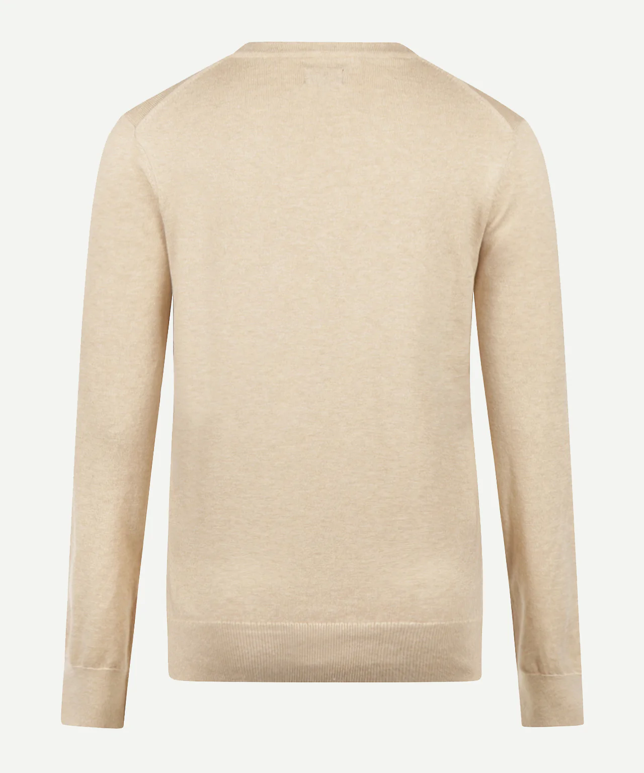 Sweater Cotton-Cashmere V-Neck | Sand - Image 4