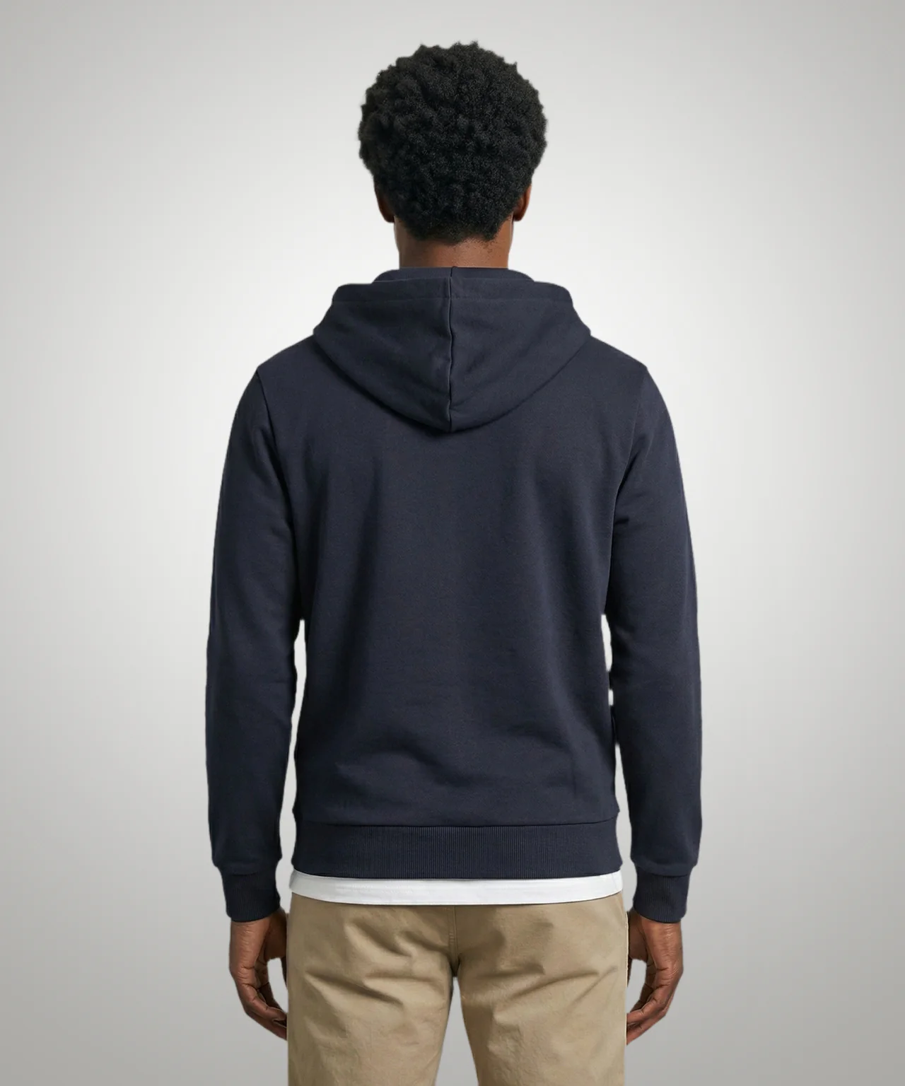 Zip-Thru Hoody | Navy - Image 3