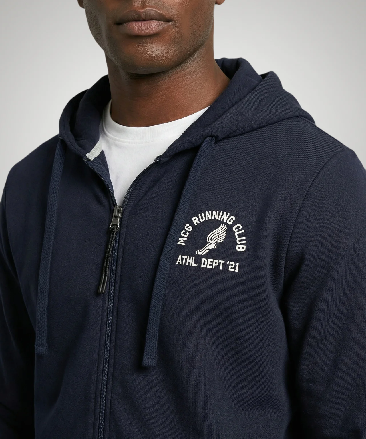 Zip-Thru Hoody | Navy - Image 5